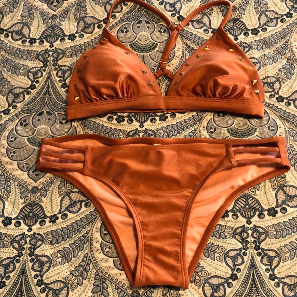 Xhilaration copper bikini size M
